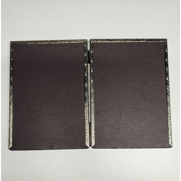 Ornate Brass Free Standing Double Picture Frame Vintage - Picture 7 of 10